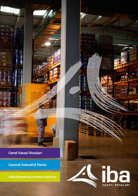 Iba Sanayi Boyaları — Pinturas para la industria general